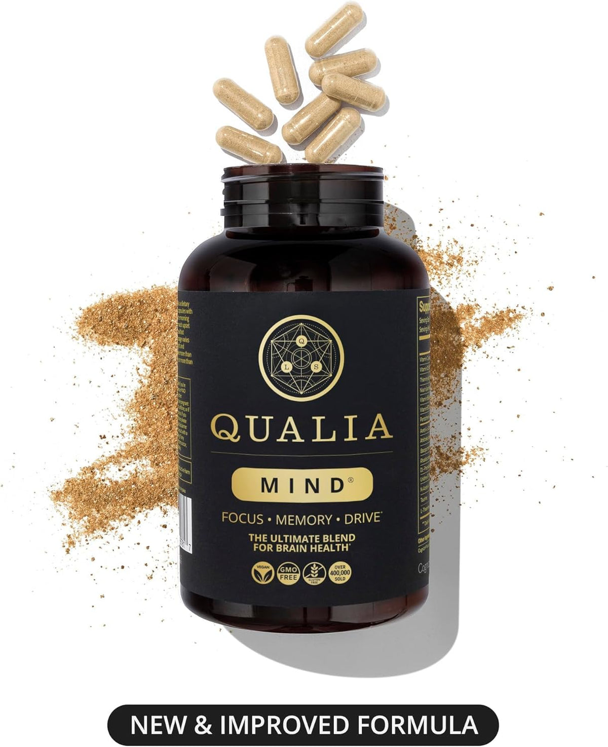 NEUROHACKER COLLECTIVE Qualia Mind | Doctor-Formulated Nootropic to Fuel Focus & Concentration