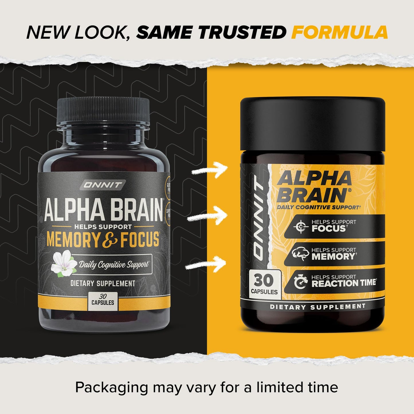 Alpha BRAIN® Cognitive support, including memory, focus & mental processing speed (90 Count)