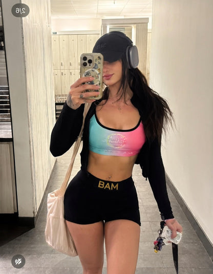 BAM- Limited Edition Cotton Skyline 1.1 Padded Sports Bra