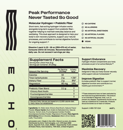 Hydrogen Prebiotic Drink Mix (30-pack)